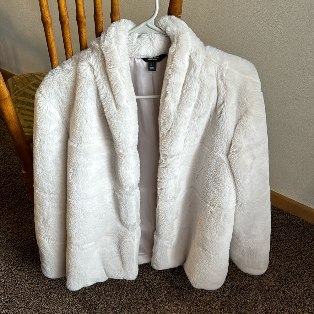 Simply Vera Wang faux fur coat